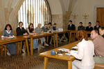 Tisková konference v Císařském sále Karolina